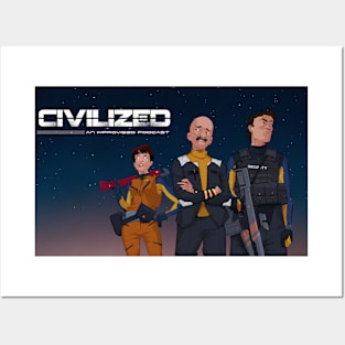 The Civilized Crew Posters and Art